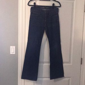 Like brand new designer jeans.